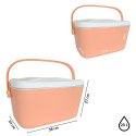 Lodówka ATLANTIC 20L Różowa Kamai
