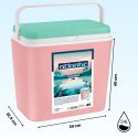 Lodówka ATLANTIC 24L Różowa Kamai