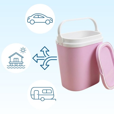 Lodówka GIOSTYLE 12L Jasnoróżowa Kamai