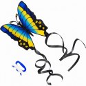 LATAWIEC MOTYL 88x78CM NIEBIESKO ŻÓŁTY ENERO TOYS
