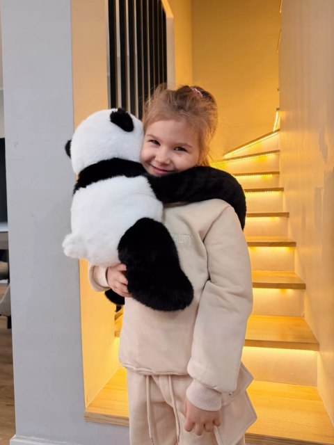 PLUSZAK OBCIĄŻENIOWY DLA DZIECI terapeutyczny sensoryczny Panda 1,5kg