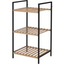 PÓŁKA REGAŁ NA BUTY 3 POZIOMY 38x32,5x70CM BAMBUS EXCELLENT HOUSEWARE