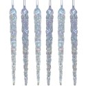 SOPLE LODU OPALIZUJĄCE DEKORACJA WISZĄCA 17,5 CM 6 SZT