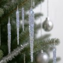 SOPLE LODU OPALIZUJĄCE DEKORACJA WISZĄCA 17,5 CM 6 SZT