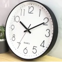 ZEGAR ŚCIENNY DUŻY OKRĄGŁY BIAŁY CZYTELNY 30 cm NA ŚCIANĘ