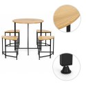 Zestaw stół 4 krzesła meble do jadalni kuchni komplet dla 4 osób loft ModernHome