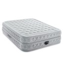 Duży materac dmuchany dwuosobowy 203x152x51 cm z wbudowaną pompką elektryczną łóżko INTEX 64490