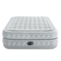 Duży materac dmuchany dwuosobowy 203x152x51 cm z wbudowaną pompką elektryczną łóżko INTEX 64490