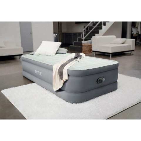 Materac dmuchany 191x99x46 cm z wbudowaną pompką elektryczną INTEX 64902ND