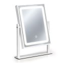 Lustro do makijażu LED 25x30 cm kosmetyczne podświetlane 3 barwy ModernHome