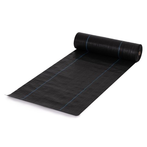 Agrowłóknina czarna agrotkanina UV 135g mata antychwastowa 1,6x100m kołki MultiGarden