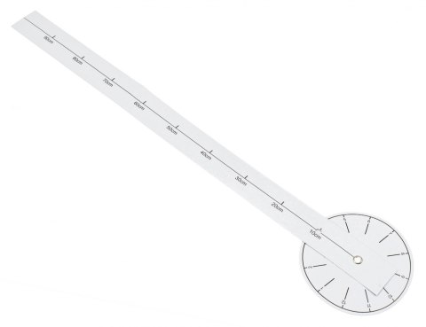 Zegar ścienny naklejany DIY regulowany duży 80-120cm czarny 4 cyfry