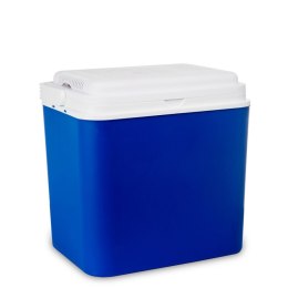 Lodówka samochodowa elektryczna 24L KAMAI ATLANTIC, zasilanie 12V, niebieska z białą pokrywą i rączką