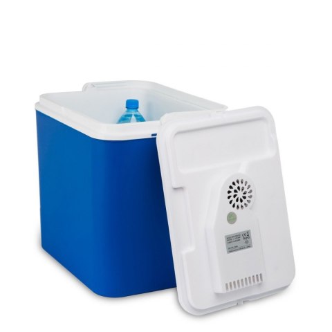 Lodówka samochodowa elektryczna 24L KAMAI ATLANTIC, zasilanie 12V, niebieska z białą pokrywą i rączką