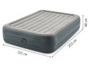 Duży dmuchany materac 203x152 cm z wbudowaną pompką INTEX 64126ND