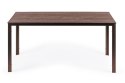 Stół ogrodowy 6-osobowy 156x78 cm polywood meble na taras brązowy MultiGarden