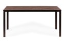 Stół ogrodowy 6-osobowy 156x78 cm polywood meble na taras brązowy MultiGarden