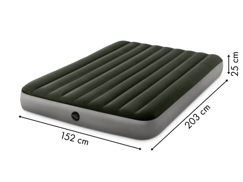 Materac dmuchany łóżko dwuosobowy 203x152 cm INTEX 64109