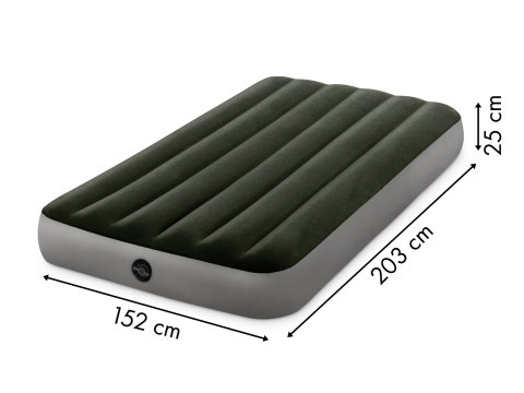 Materac dmuchany do spania łóżko jednoosobowy 191x99 cm INTEX 64107