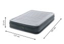 Materac łóżko do spania dwuosobowy z pompką automatyczną 191x137 cm INTEX 67768