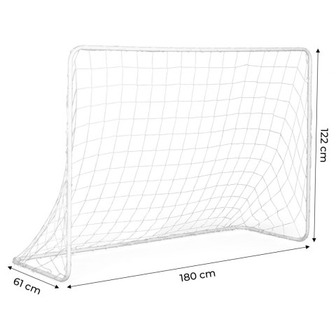 Bramka piłkarska treningowa + mata celnościowa 180x122 cm MOVEPRO