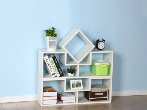 Regał szafka modułowa komoda półki biała ModernHome