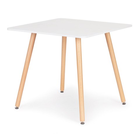 Stolik kuchenny nowoczesny drewniany kwadratowy 80x80 cm ModernHome