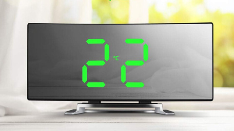 ZEGAR CYFROWY ELEKTRONICZNY STOJĄCY BUDZIK LED