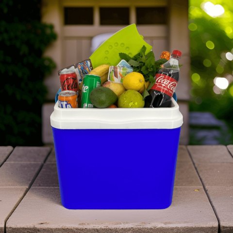 Lodówka GIO STYLE 29,5L Niebieska Zielona Pokrywa Kamai