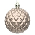 BOMBKA DEKORACYJNA PLASTIKOWA BEZPIECZNA 35SZT ŚR 60MM CHAMPAGNE