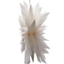 GWIAZDA DEKORACYJNA PAPIEROWA 3D 50CM BIAŁA