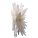 GWIAZDA DEKORACYJNA PAPIEROWA 3D 50CM BIAŁA