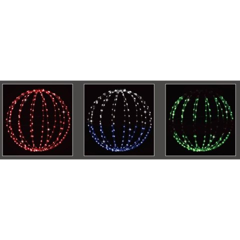 KULA DEKORACYJNA WISZĄCA 224LED RGB 50CM