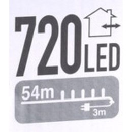 LAMPKI CHOINKOWE ŁAŃCUCH ŚWIETLNY 720 LED CIEPŁY BIAŁY