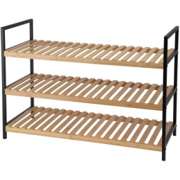 PÓŁKA REGAŁ NA BUTY 3 POZIOMY BAMBUS EXCELLENT HOUSEWARE