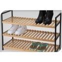 PÓŁKA REGAŁ NA BUTY 3 POZIOMY BAMBUS EXCELLENT HOUSEWARE