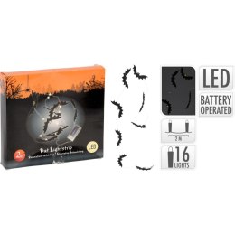 GIRLANDA HALLOWEEN NIETOPERZE 16LED