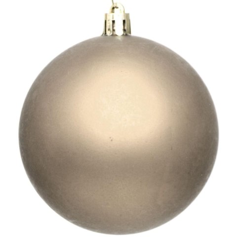 BOMBKA DEKORACYJNA PLASTIKOWA BEZPIECZNA 6SZT 80MM CHAMPAGNE