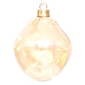 BOMBKA FORMÓWKA SZKLANA KROPLA 2SZT LED 12CM GOLD