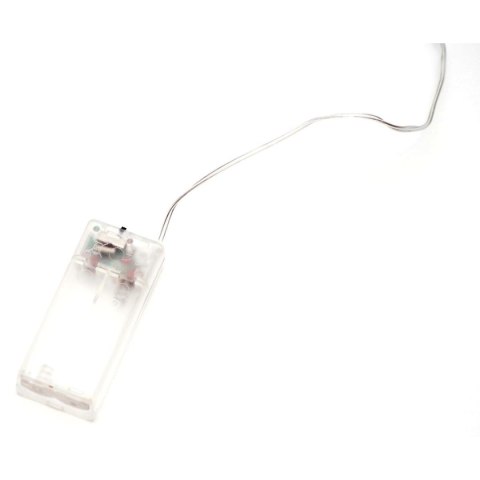 BOMBKA FORMÓWKA SZKLANA KROPLA LED 10CM SILVER