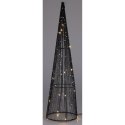 CHOINKA DEKORACYJNA LED 50CM CZARNA