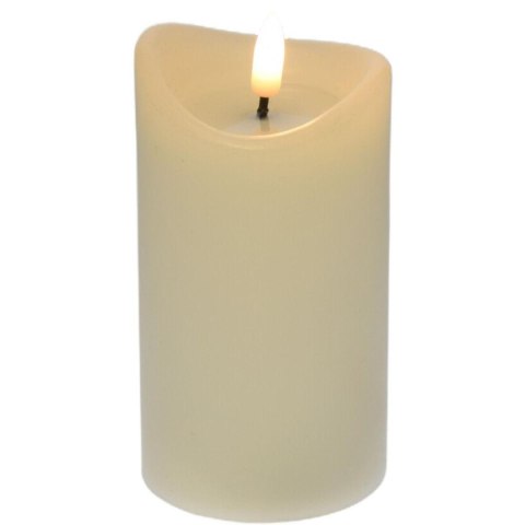 ŚWIECA DEKORACYJNA 70x100MM LED TIMER WHITE