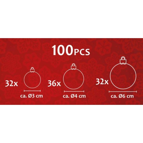 ZESTAW 100 BOMBEK ZŁOTY