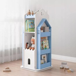 REGAŁ NA KSIĄŻKI OBROTOWY PÓŁKA DOMEK ORGANIZER POKÓJ DZIECIĘCY W360-2