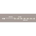 LAMPKI DRUCIKI GIRLANDA 240 LED ZIMNY BIAŁY