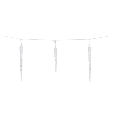 LAMPKI KURTYNA ŚWIETLNA SOPLE ZEW 72 LED CIEPŁY BIAŁY TIMER