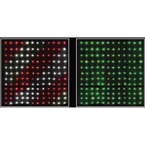 LAMPKI CHOINKOWE KURTYNA ŚWIETLNA ZEW/WEW 400 LED RGB 200X200CM Z PILOTEM MULTIKOLOR