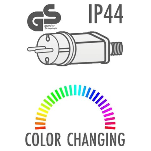 CHOINKA DEKORACYJNA 370LED RGB 210CM WHITE