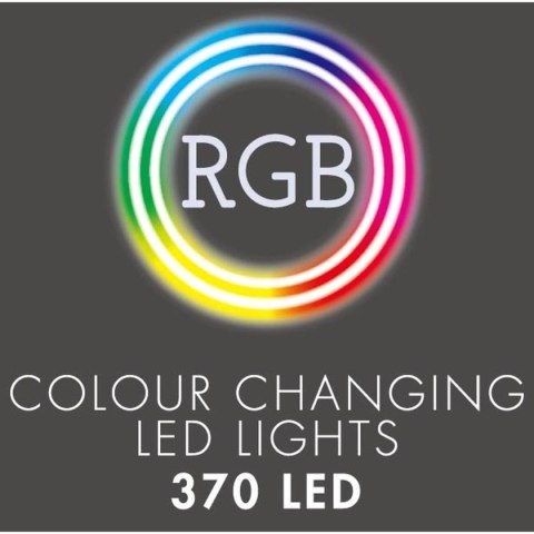 CHOINKA DEKORACYJNA 370LED RGB 210CM WHITE