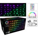 LAMPKI CHOINKOWE KURTYNA ŚWIETLNA ZEW/WEW 240 LED 600X60CM Z PILOTEM RGB KOLOR